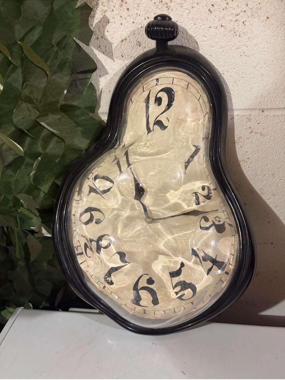Black Melting Wall Clock - Home Wall Decor